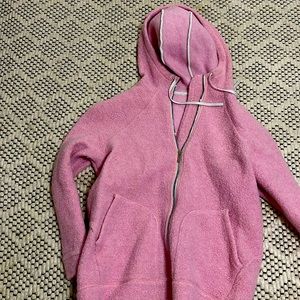 LULU Lemon Fluffy Fall Coat